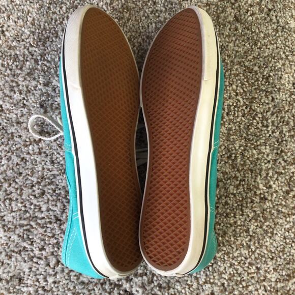 Vans sneakers women's size 8 Turquoise Blue - Picture 8 of 15